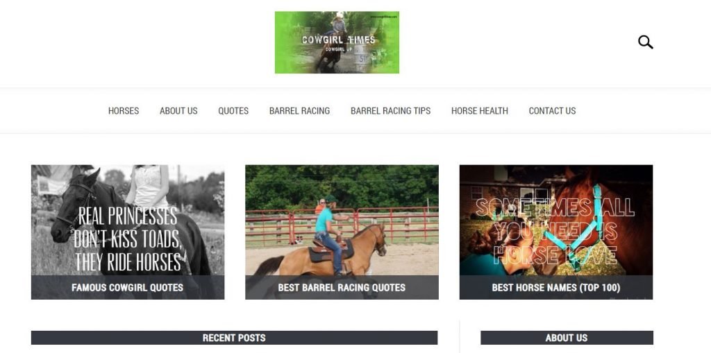 Barrel Racing Website